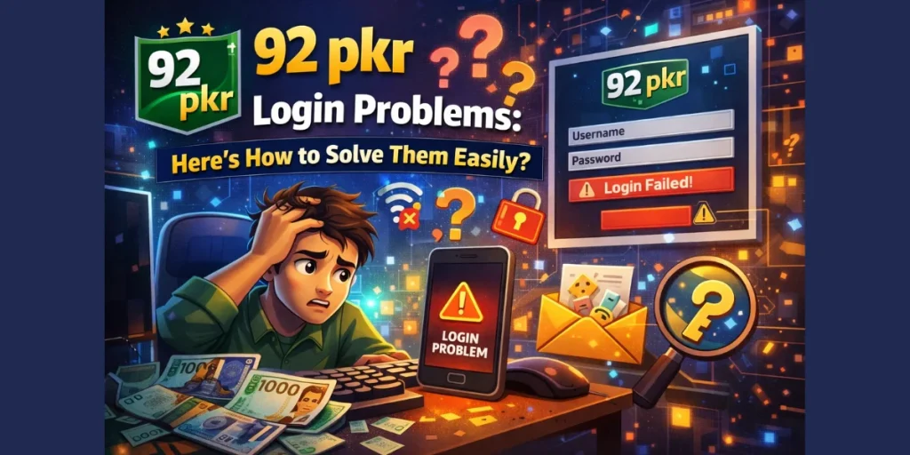 92 pkr Login Problems